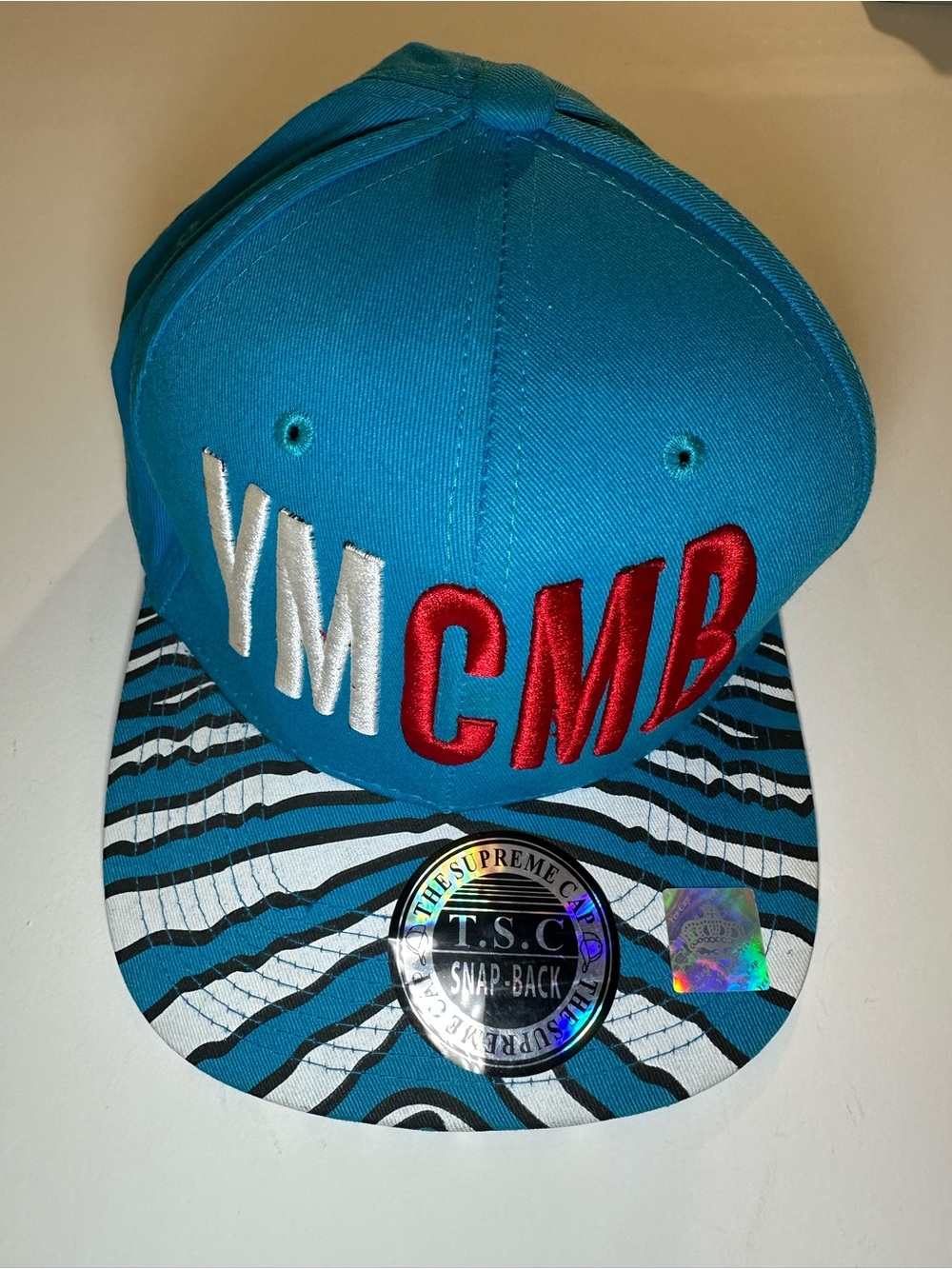 YM CMB Blue Snapback Hat